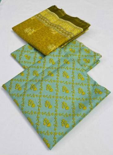 Bin Saeed 3 pcs lawn duppatta suit 