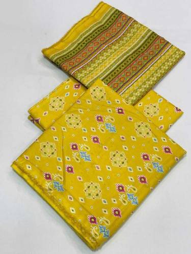 Bin Saeed 3 pcs lawn duppatta suit 