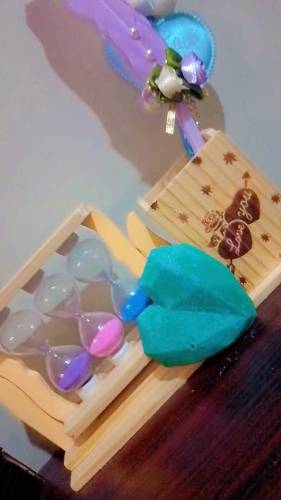 Diamond Heart shaped candles 