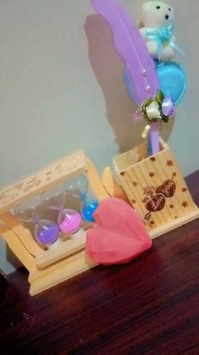 Diamond Heart shaped candles 