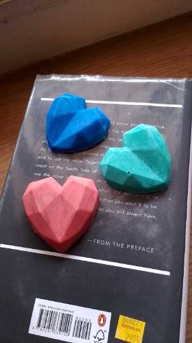 Diamond Heart shaped candles 