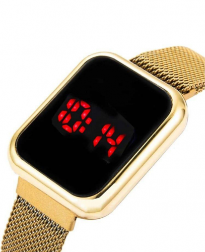 Led Display Digital Watch With Magentic Strap