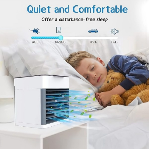 New Adjustable Desk Fan Rechargeable, 3Wind Mode