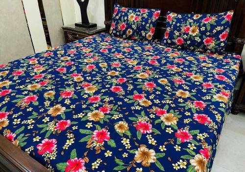 Double size cotton bedsheets for summer super sale 