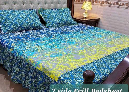 Double size cotton bedsheets for summer super sale 