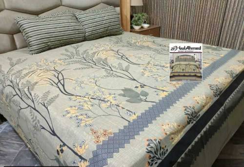 Double size cotton bedsheets for summer super sale 