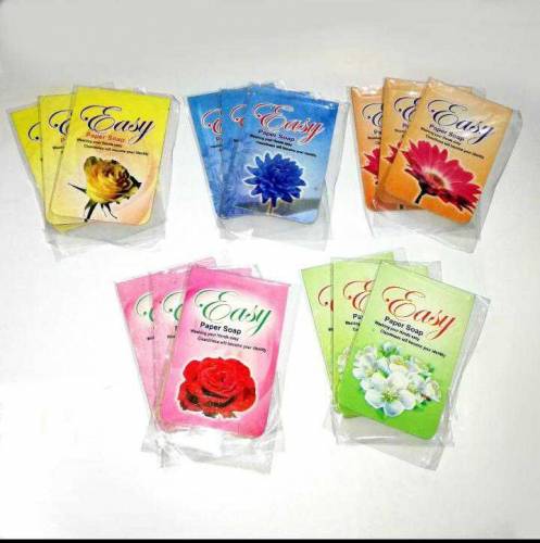 pack of 10 Paper Soap, Travel Soap, Mini Soap For every Work 