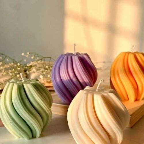 swirl candles 