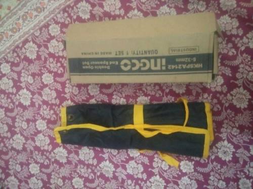 Ingco 12 pc double end open spanner set