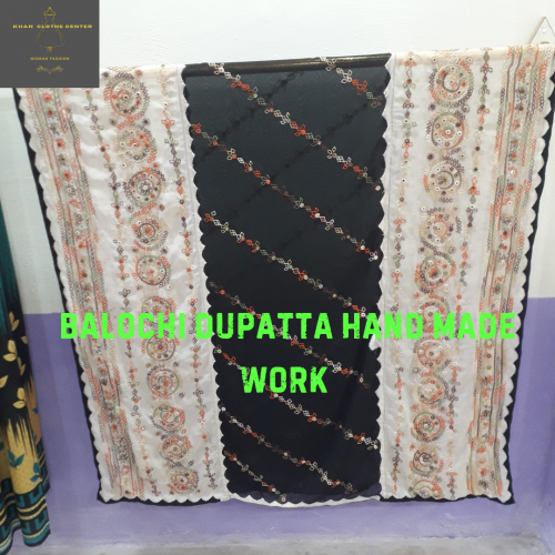 Balochi suite-balochi kashida hand made work 2 pc balochi suit