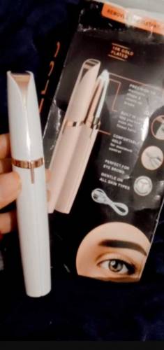 Electric rechargeable flawless eyebrow trimmer 