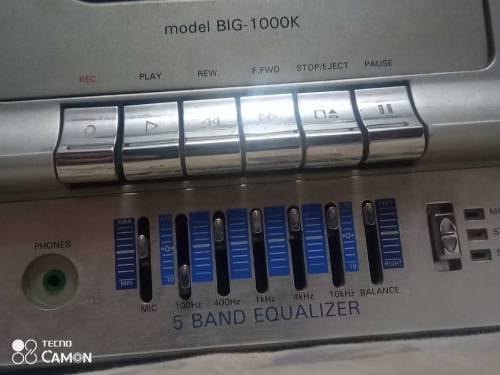 tape and radio player 