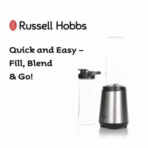 Russell Hobbs juicer with 2 bottle and 1 blender 
