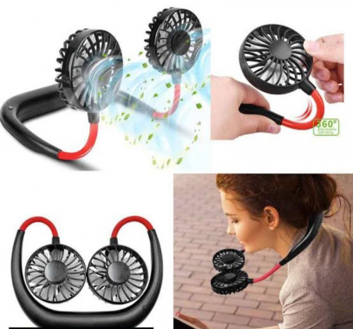 portable hanging small neck fan 