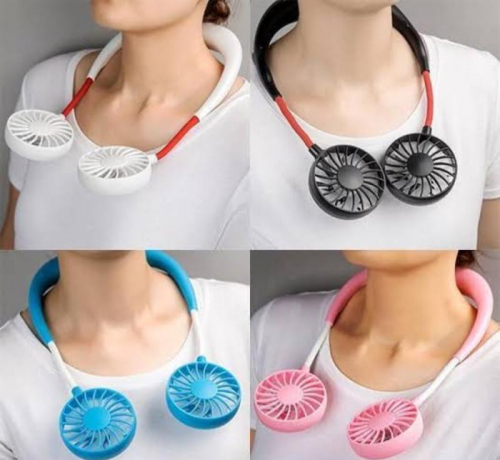 portable hanging small neck fan 