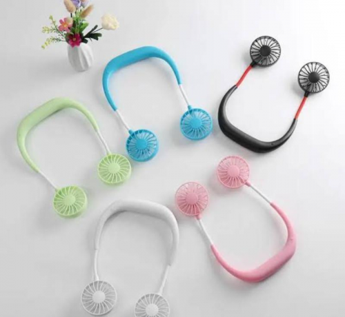 portable hanging small neck fan 