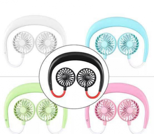 portable hanging small neck fan 