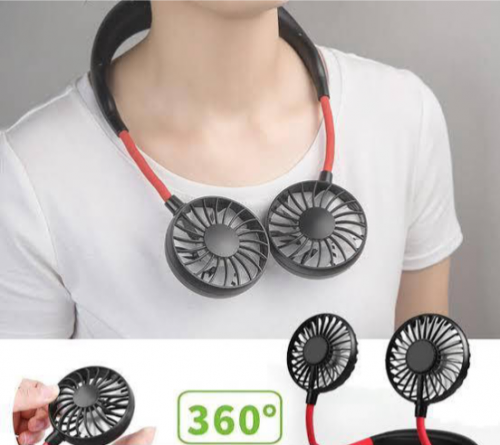 portable hanging small neck fan 