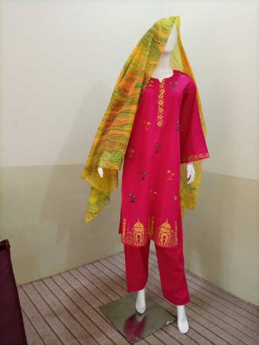 3 piece screen printing suit