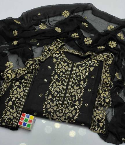 Best quality stuff lawn Cotton 3pcs