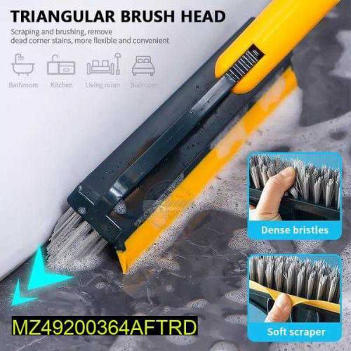 2 In 1 Dust Cleaning Scrubber and Wiper Brush 