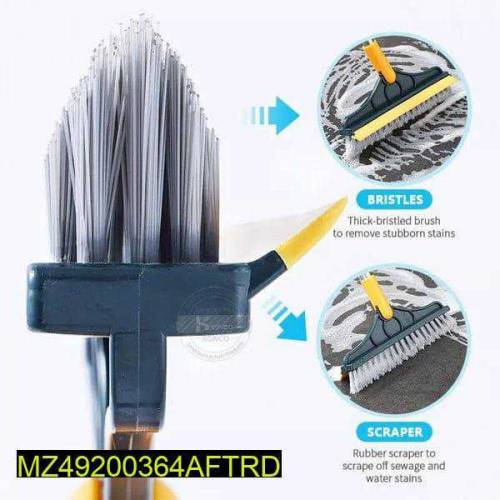 2 In 1 Dust Cleaning Scrubber and Wiper Brush 