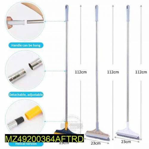2 In 1 Dust Cleaning Scrubber and Wiper Brush 