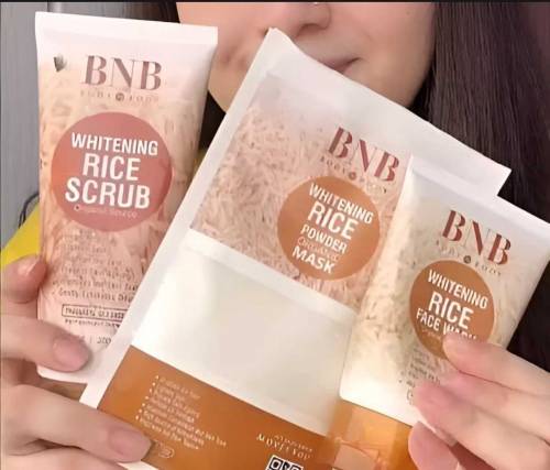 Whitnining Rice Kit Pack Of 3 Skin Rice Organic Whitening Glow Kit