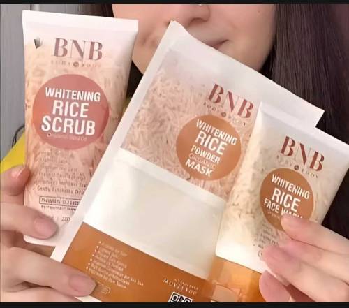 Whitnining Rice Kit Pack Of 3 Skin Rice Organic Whitening Glow Kit