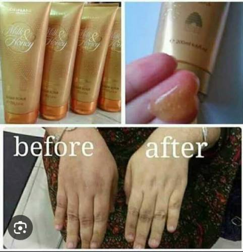 milk and honey scrub 
