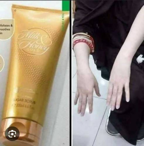 milk and honey scrub 
