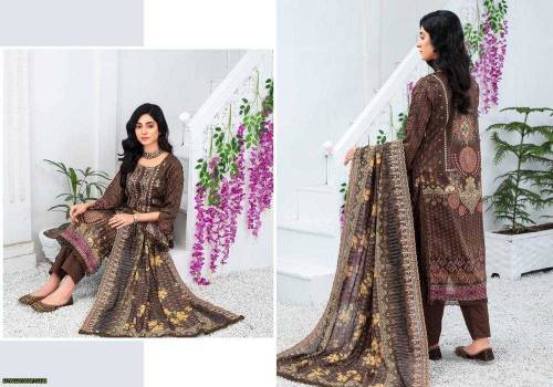3 PC women unstitched suit
