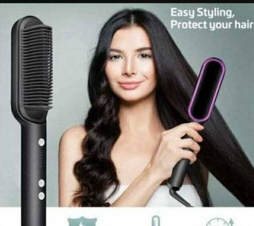 professional hair straightener brush 