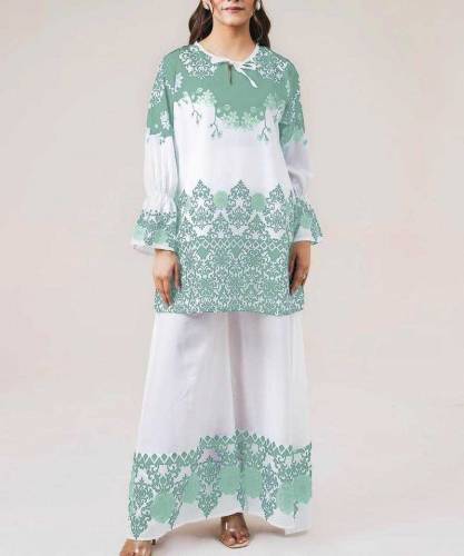women stitched clothes , women shirt plazo