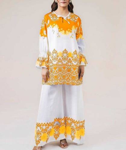 women stitched clothes , women shirt plazo