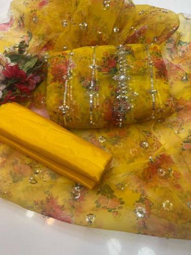 luxury organza embroidered dress high quality