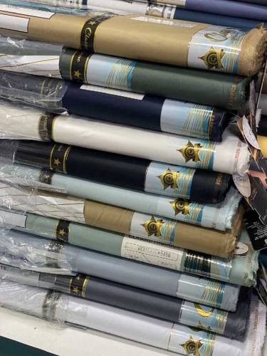 Original branded male unstitched suits are available