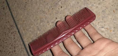 CUTE MINI BROWN HAIR COMB FOR SCHOOL | KIDS PLAYING COMB 