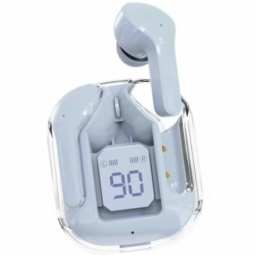 •  Material: ABS•  Model: Wireless Earbuds•  Product Features: Transpa