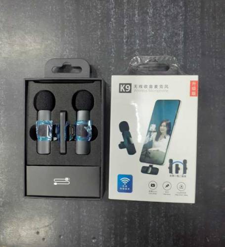 K9 Wireless 2 in 1 Dual Plug And Play Type-C/Lightning Microphone