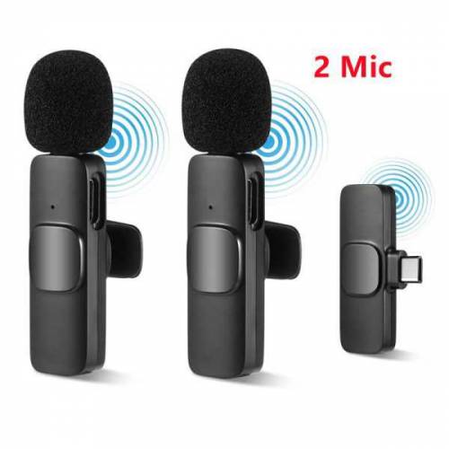 K9 Wireless 2 in 1 Dual Plug And Play Type-C/Lightning Microphone