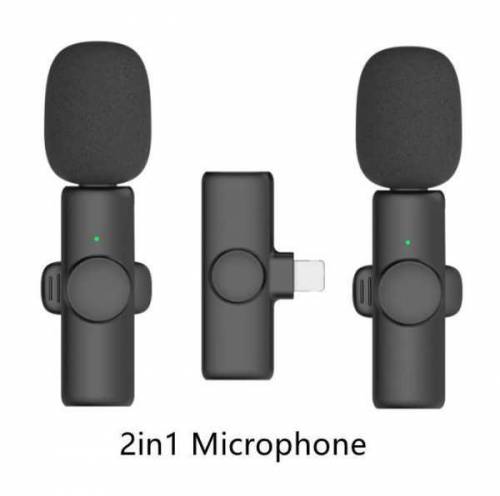 K9 Wireless 2 in 1 Dual Plug And Play Type-C/Lightning Microphone