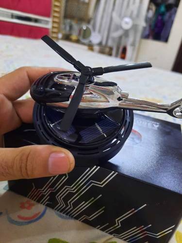 AUTO SNAP Big Helicopter Alloy Solar Car Air Freshener