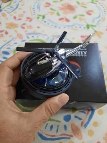 AUTO SNAP Big Helicopter Alloy Solar Car Air Freshener
