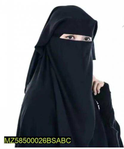soft chiffon plain women's niqab