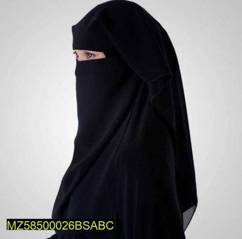 soft chiffon plain women's niqab
