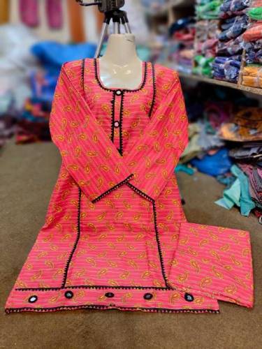 2pcs stitched kurties