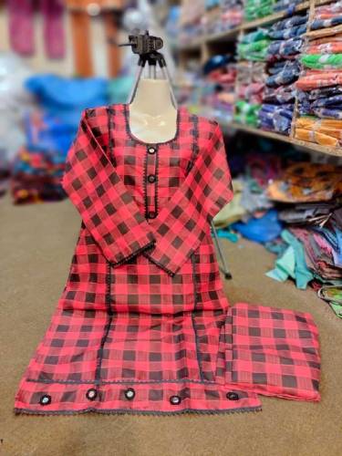 2pcs stitched kurties