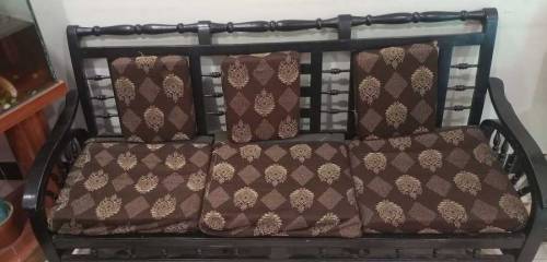 5 setter sofa set with rectangular table, pure wooden