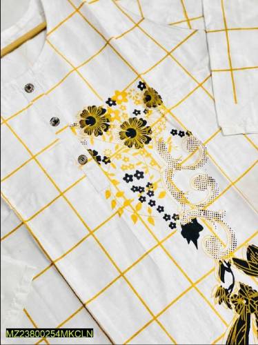 2 Ps Printed Stitched Lawn Matching Separates 